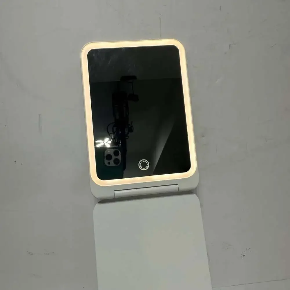 Fancii Aura Lighted Vanity Makeup Mirror with 3 Light Settings - White
